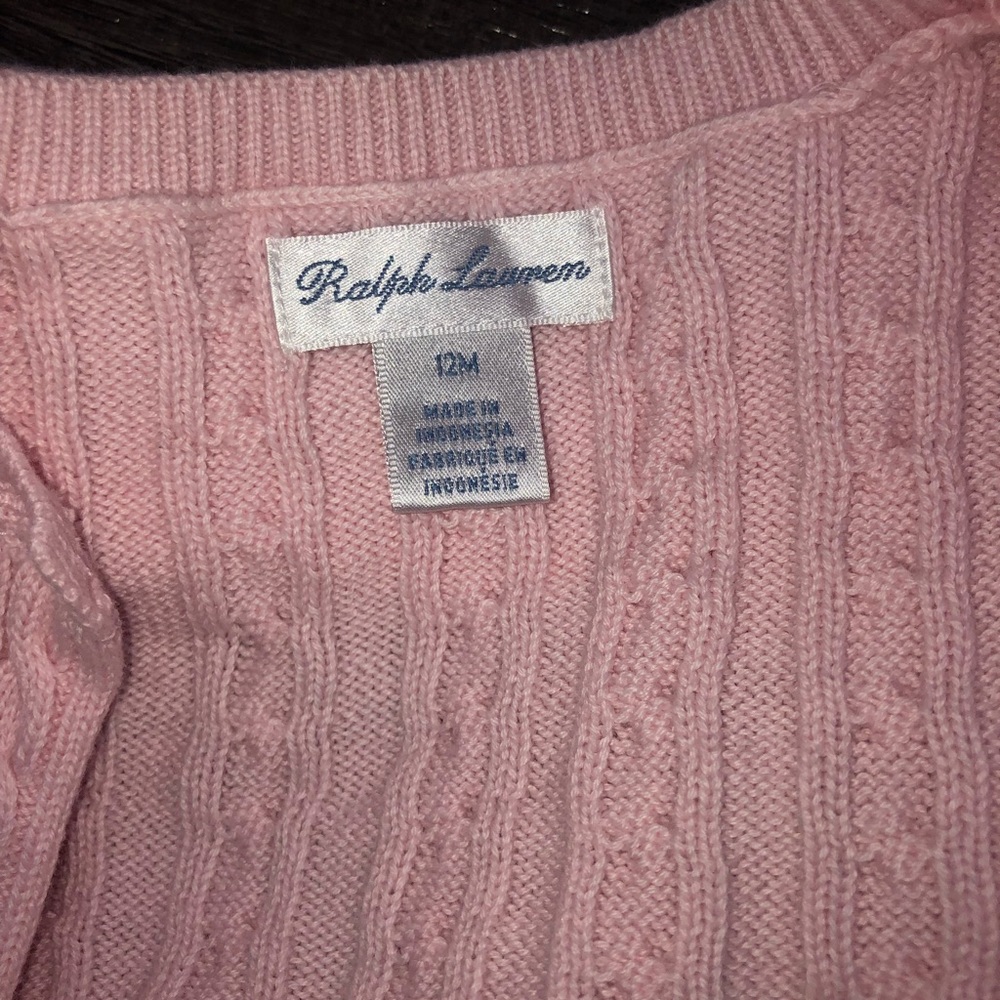 🔥SALE🔥RALPH LAUREN 12 month cardigan. - Picture 4 of 4